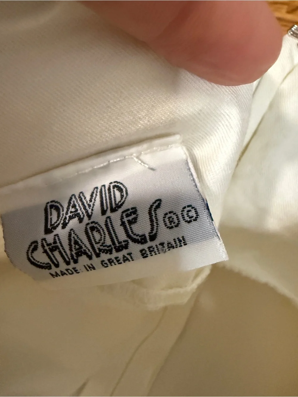 David Charles London Girls Sailor Dress Ivory Cream Navy Striped Nautical Sz 10